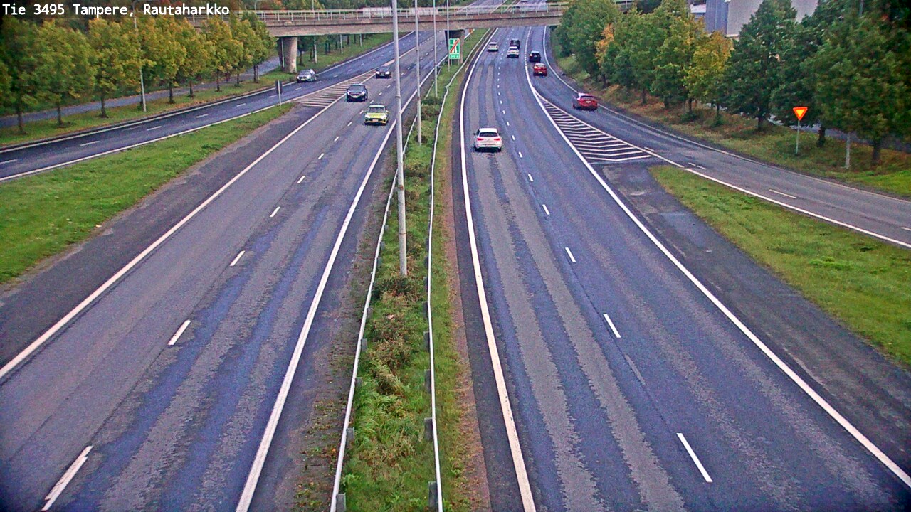 Weather Camera Image Väg 3495 Tammerfors, Rautaharkko, Tampere, Pirkanmaa