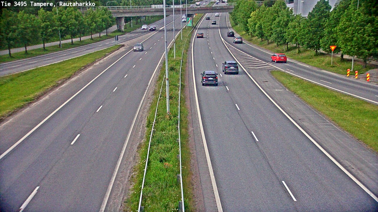 Weather Camera Image Väg 3495 Tammerfors, Rautaharkko, Tampere, Pirkanmaa