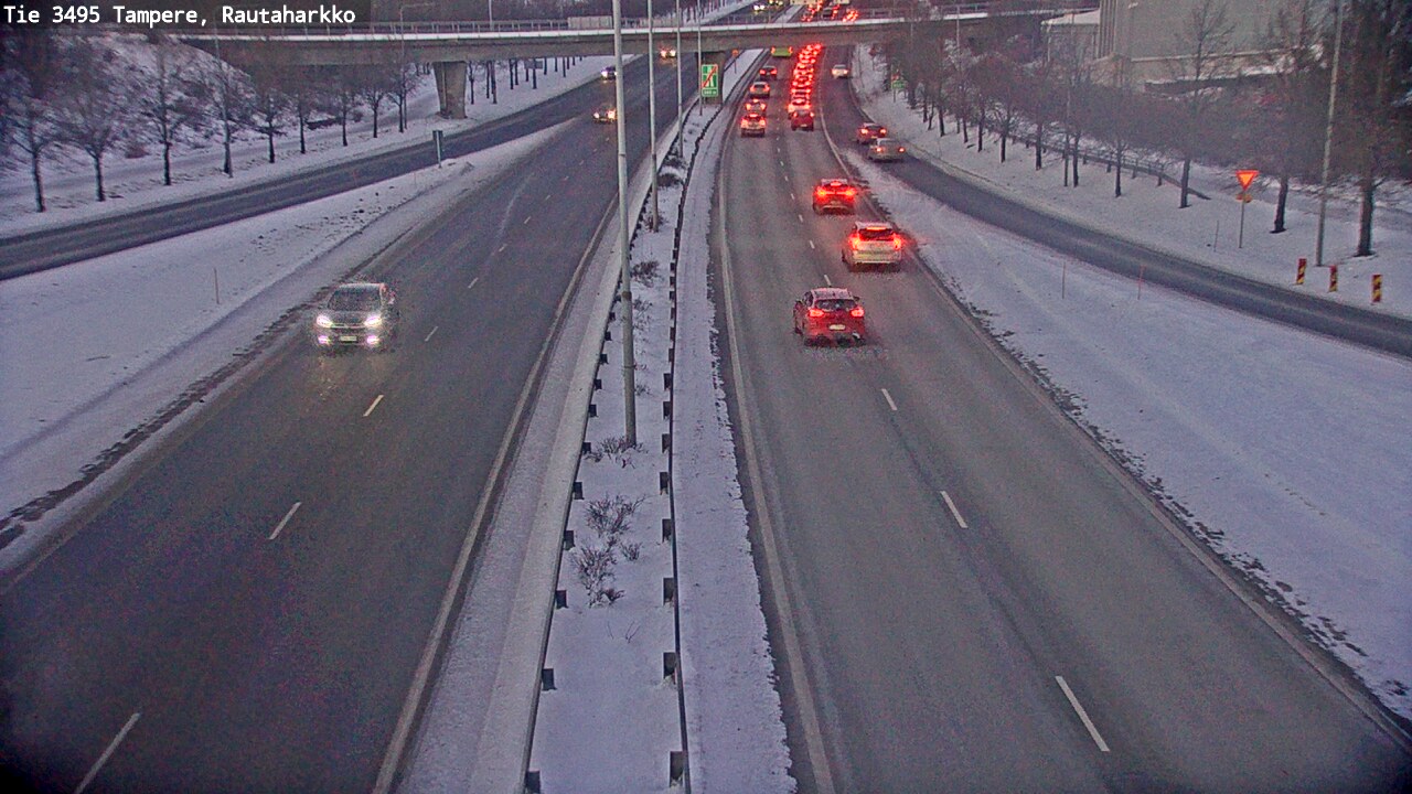 Weather Camera Image Väg 3495 Tammerfors, Rautaharkko, Tampere, Pirkanmaa