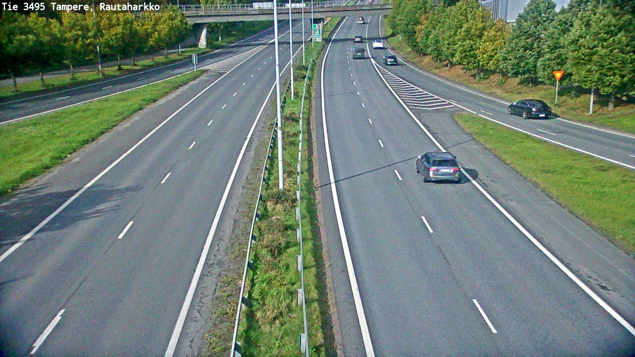Weather Camera Image Väg 3495 Tammerfors, Rautaharkko, Tampere, Pirkanmaa