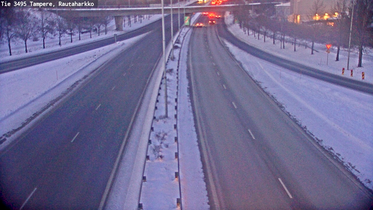 Weather Camera Image Väg 3495 Tammerfors, Rautaharkko, Tampere, Pirkanmaa