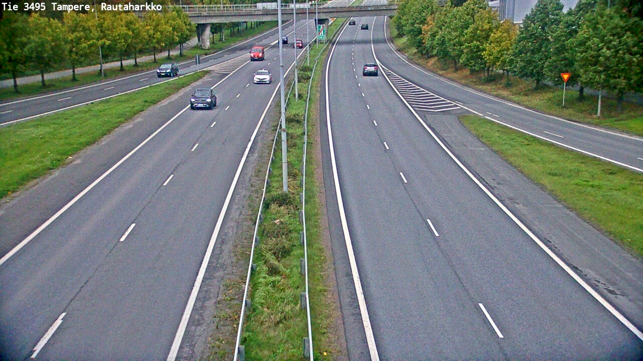 Weather Camera Image Väg 3495 Tammerfors, Rautaharkko, Tampere, Pirkanmaa