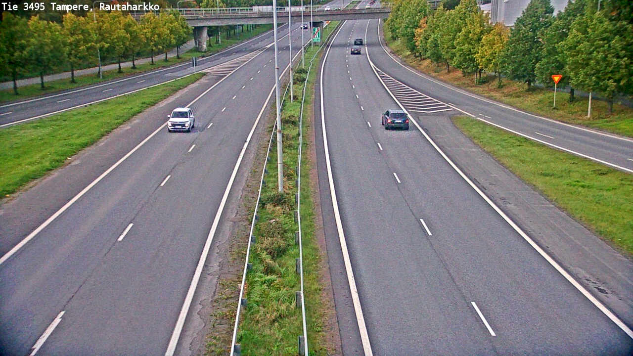 Weather Camera Image Väg 3495 Tammerfors, Rautaharkko, Tampere, Pirkanmaa