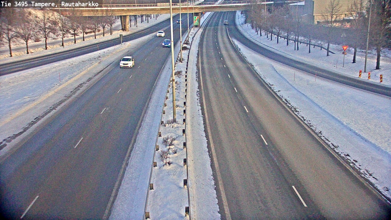 Weather Camera Image Road 3495 Tampere, Rautaharkko, Tampere, Pirkanmaa