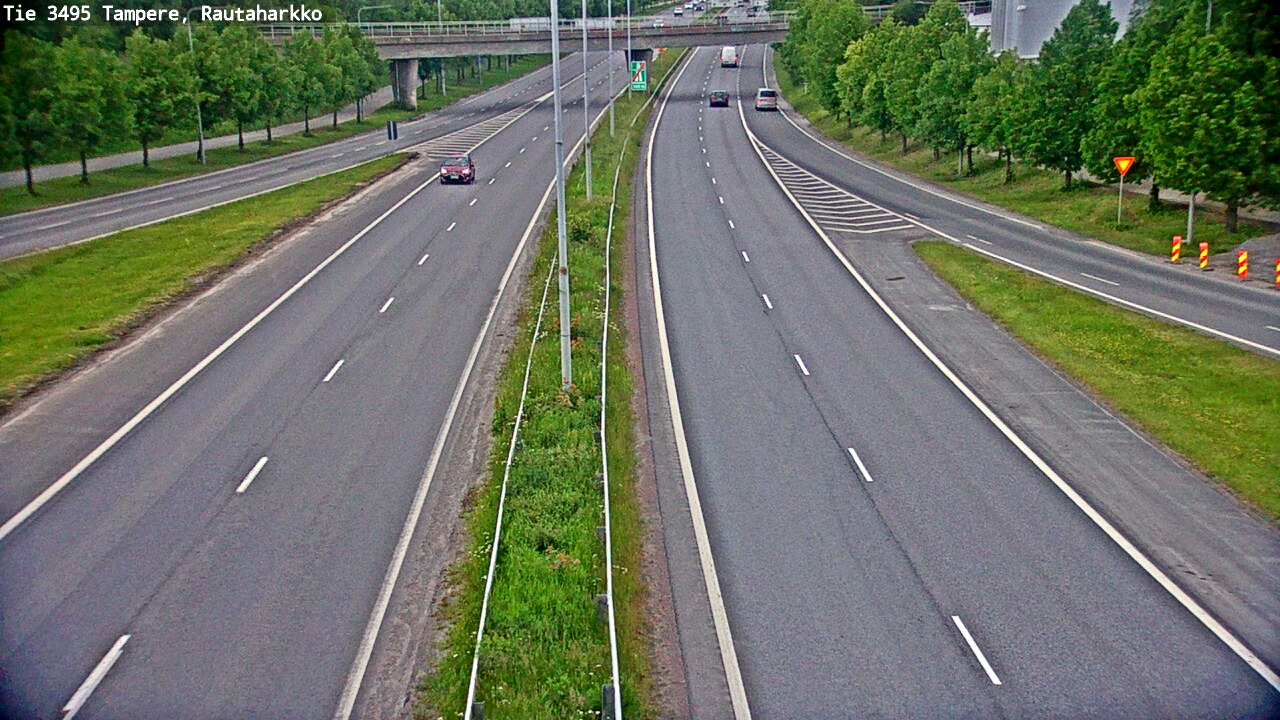Weather Camera Image Väg 3495 Tammerfors, Rautaharkko, Tampere, Pirkanmaa
