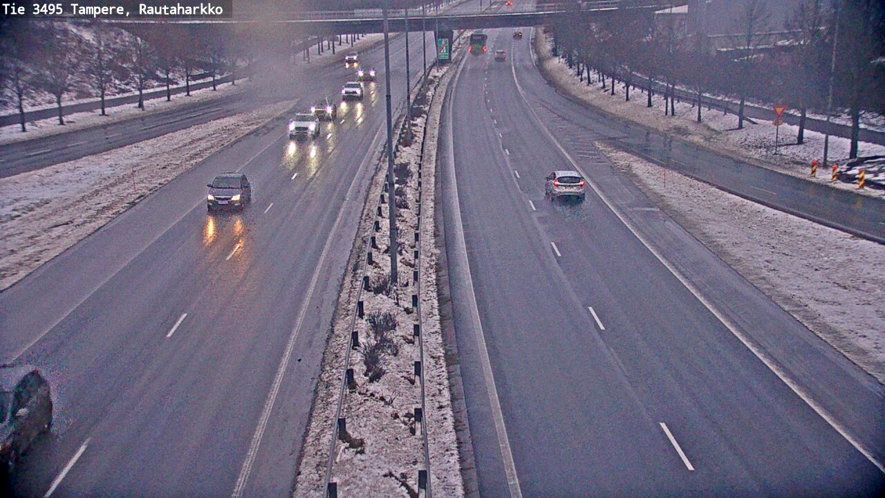 Weather Camera Image Väg 3495 Tammerfors, Rautaharkko, Tampere, Pirkanmaa