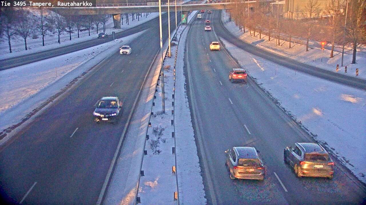 Weather Camera Image Road 3495 Tampere, Rautaharkko, Tampere, Pirkanmaa