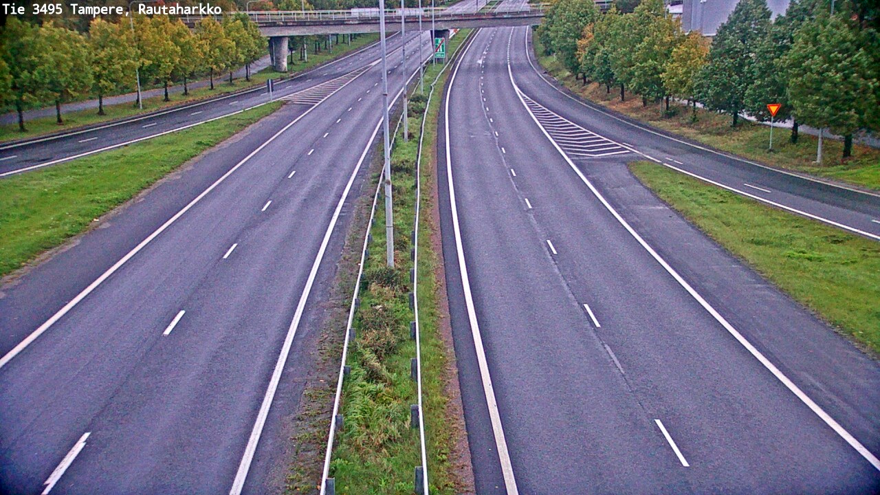 Weather Camera Image Väg 3495 Tammerfors, Rautaharkko, Tampere, Pirkanmaa