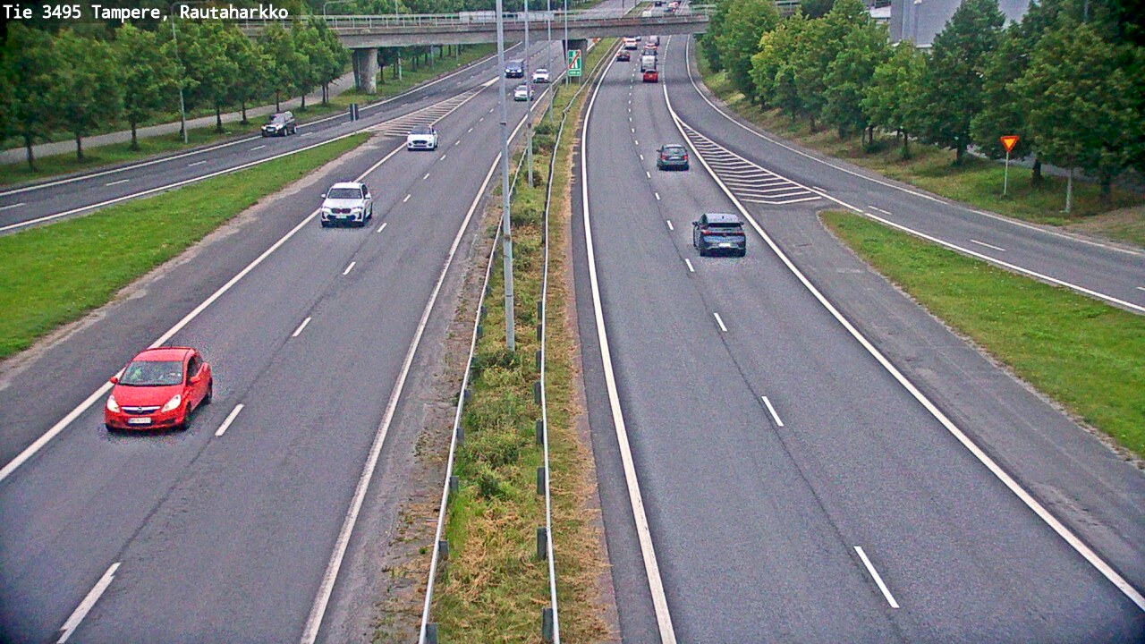 Weather Camera Image Road 3495 Tampere, Rautaharkko, Tampere, Pirkanmaa
