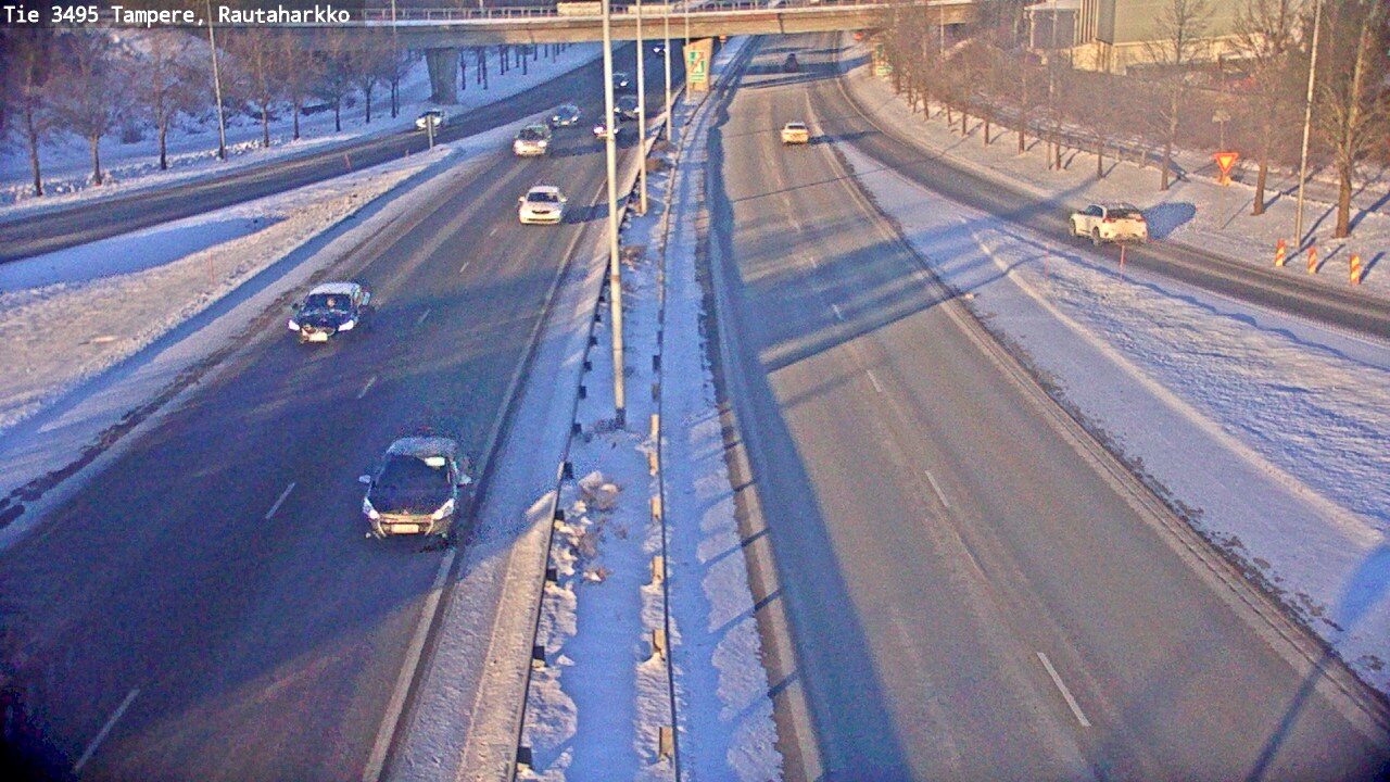Weather Camera Image Road 3495 Tampere, Rautaharkko, Tampere, Pirkanmaa