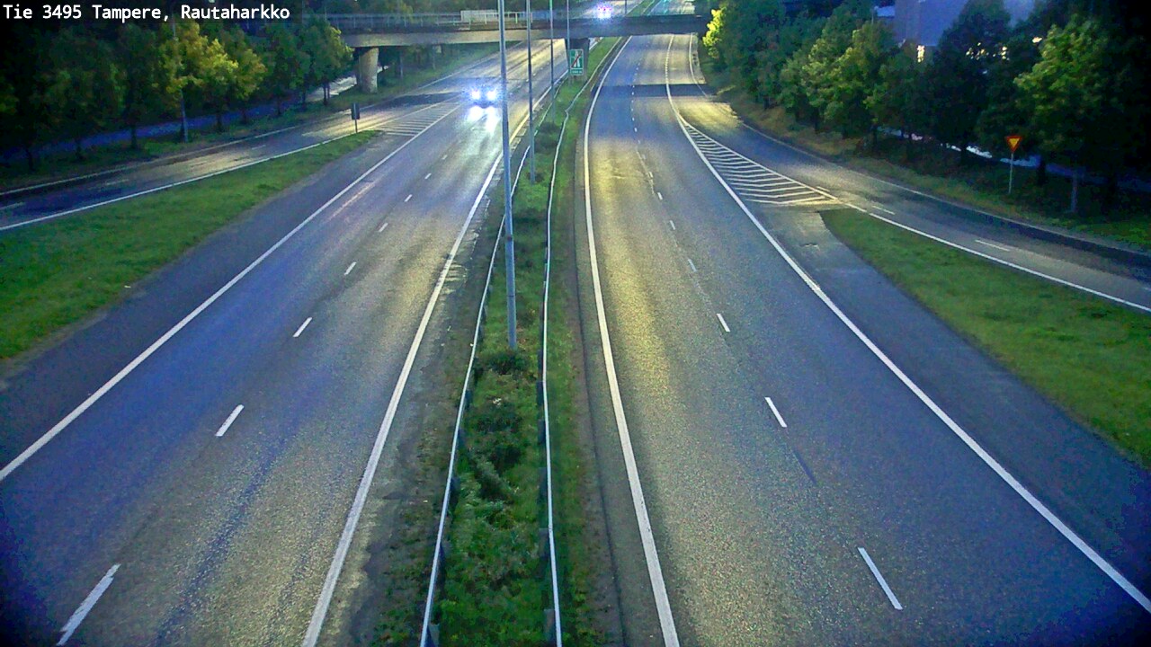 Weather Camera Image Väg 3495 Tammerfors, Rautaharkko, Tampere, Pirkanmaa
