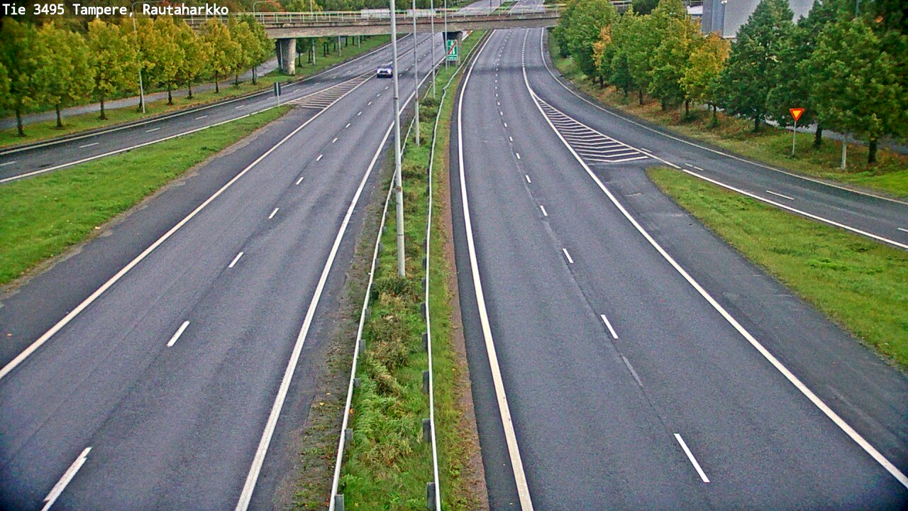 Weather Camera Image Väg 3495 Tammerfors, Rautaharkko, Tampere, Pirkanmaa