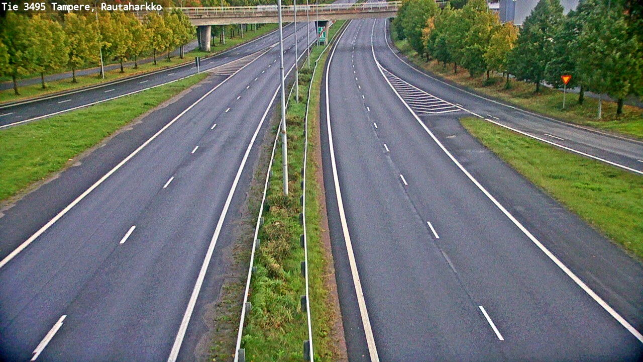 Weather Camera Image Väg 3495 Tammerfors, Rautaharkko, Tampere, Pirkanmaa