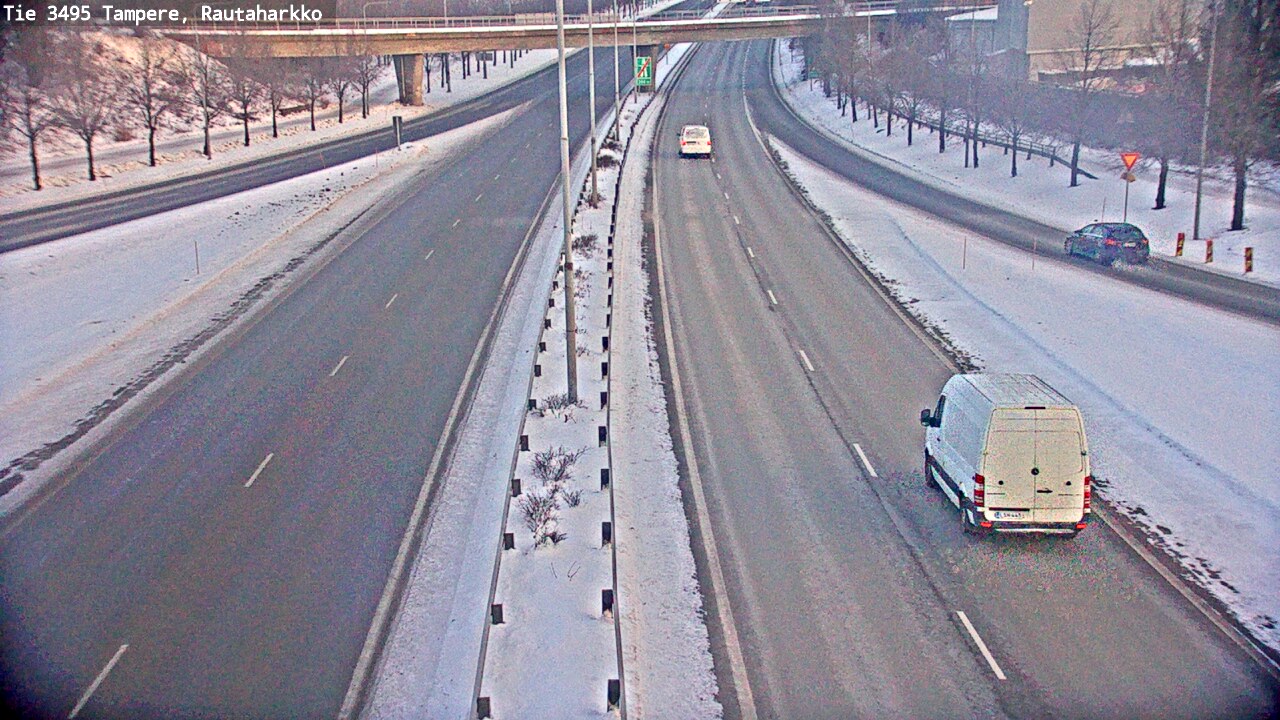 Weather Camera Image Road 3495 Tampere, Rautaharkko, Tampere, Pirkanmaa