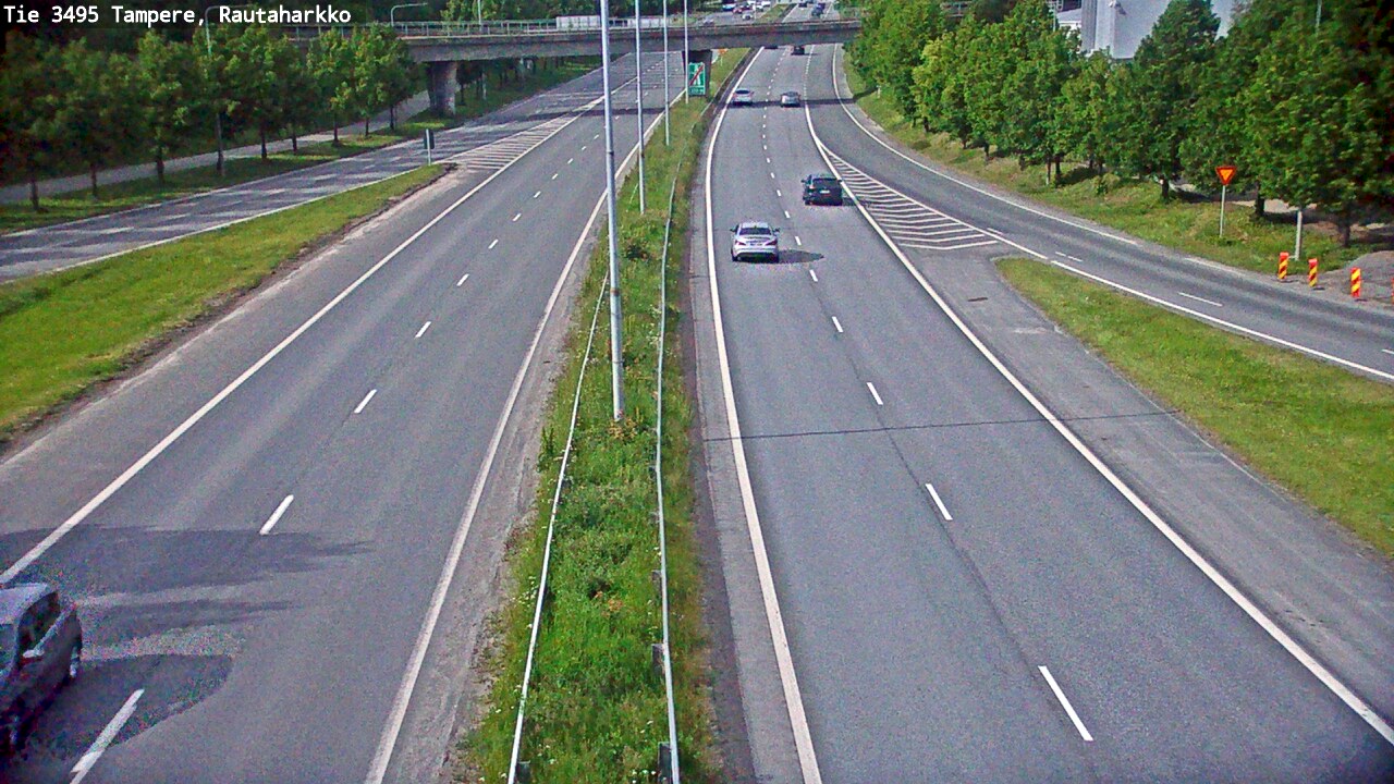 Weather Camera Image Väg 3495 Tammerfors, Rautaharkko, Tampere, Pirkanmaa