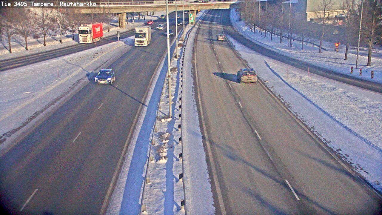 Weather Camera Image Road 3495 Tampere, Rautaharkko, Tampere, Pirkanmaa