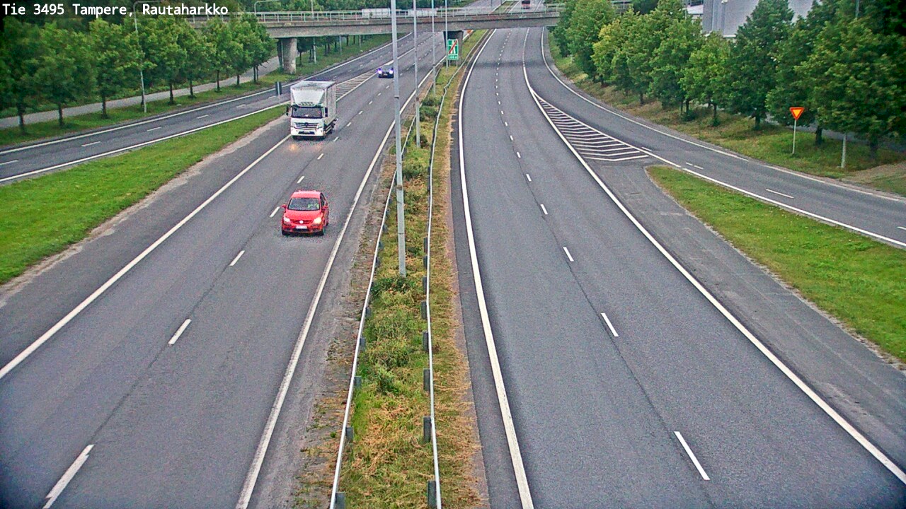 Weather Camera Image Road 3495 Tampere, Rautaharkko, Tampere, Pirkanmaa