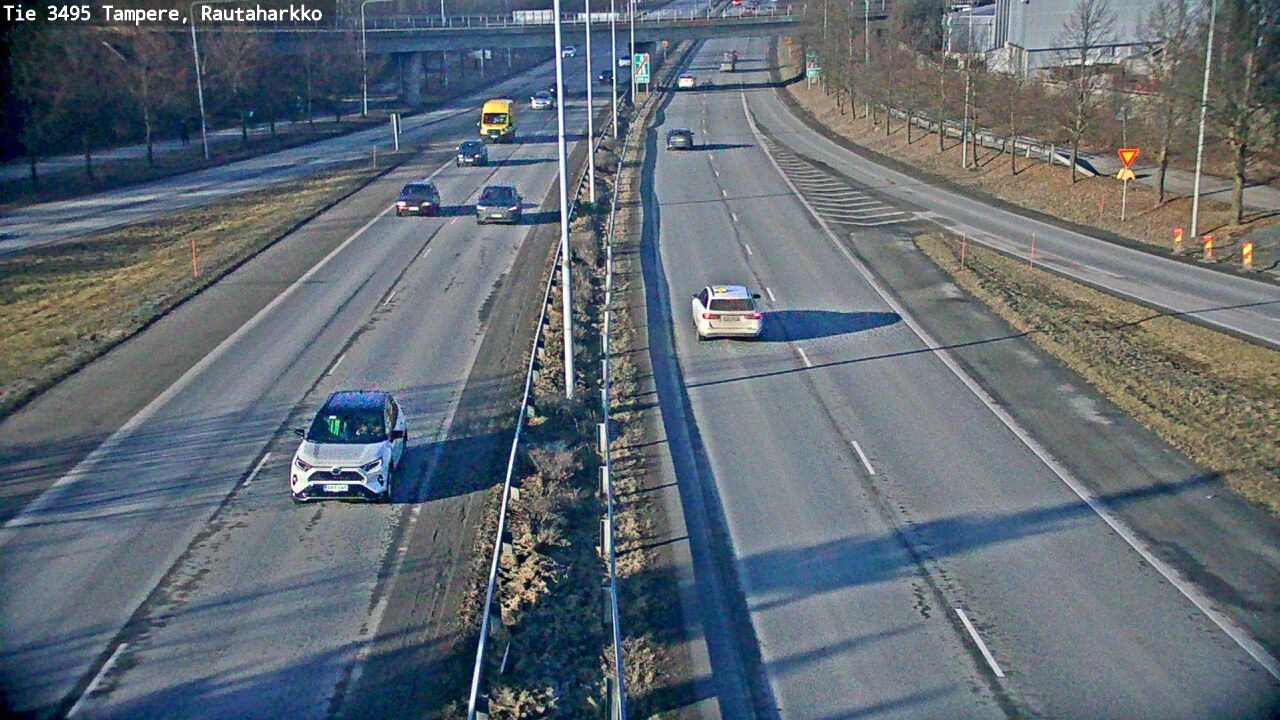 Weather Camera Image Road 3495 Tampere, Rautaharkko, Tampere, Pirkanmaa