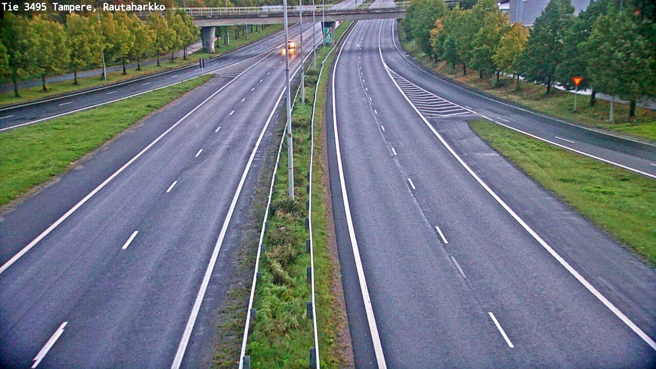 Weather Camera Image Väg 3495 Tammerfors, Rautaharkko, Tampere, Pirkanmaa