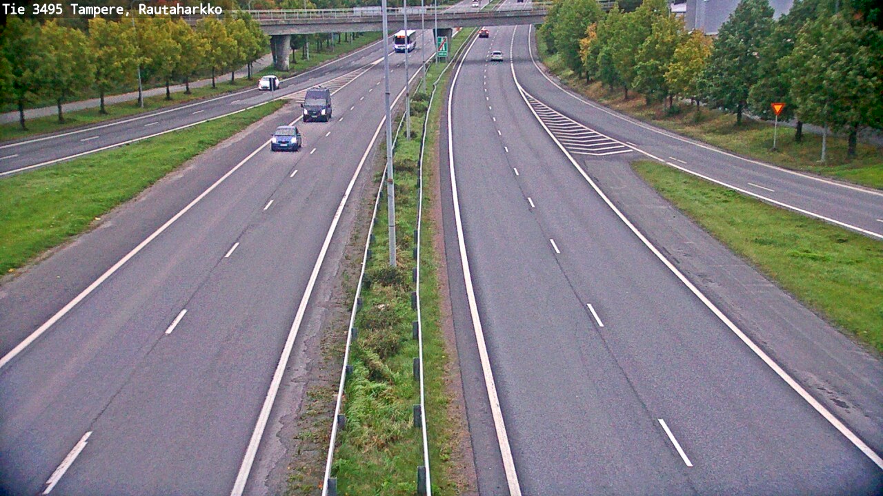 Weather Camera Image Väg 3495 Tammerfors, Rautaharkko, Tampere, Pirkanmaa