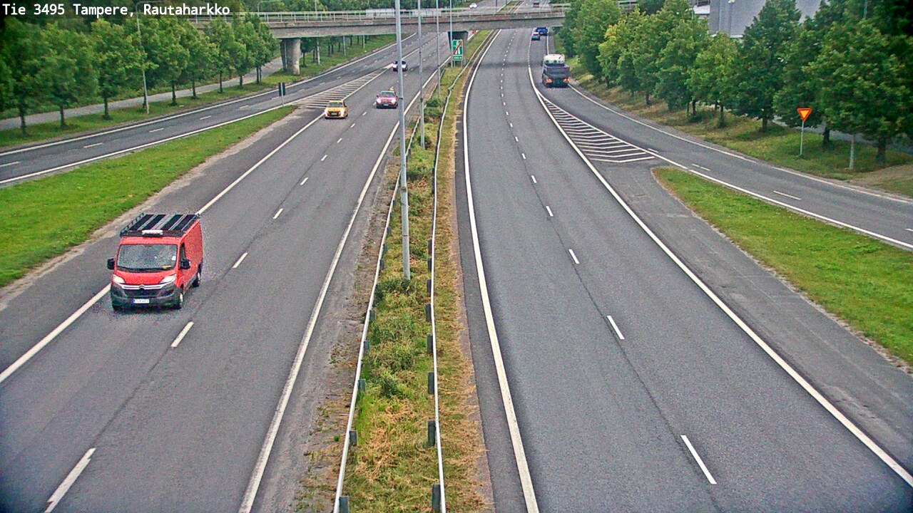 Weather Camera Image Road 3495 Tampere, Rautaharkko, Tampere, Pirkanmaa