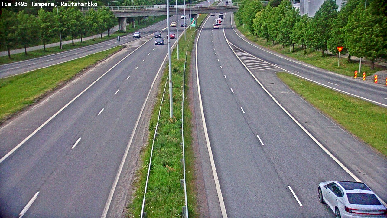 Weather Camera Image Väg 3495 Tammerfors, Rautaharkko, Tampere, Pirkanmaa
