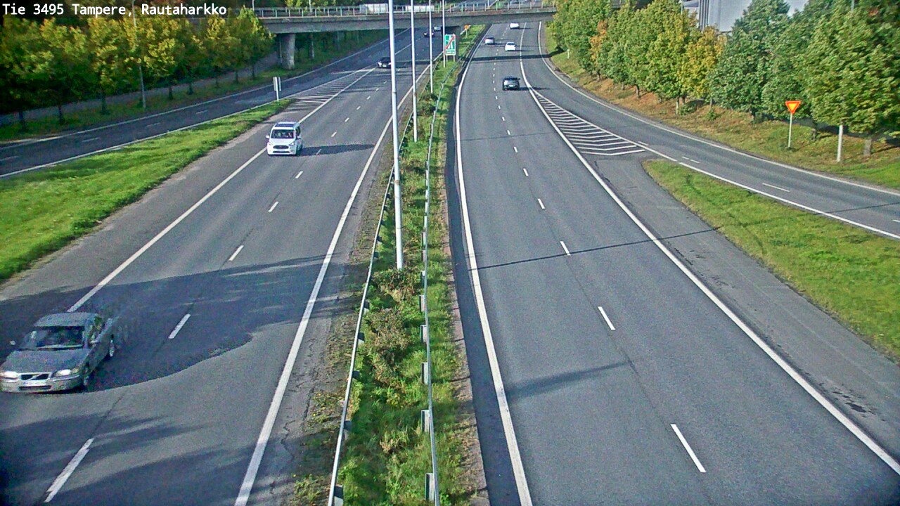 Weather Camera Image Väg 3495 Tammerfors, Rautaharkko, Tampere, Pirkanmaa