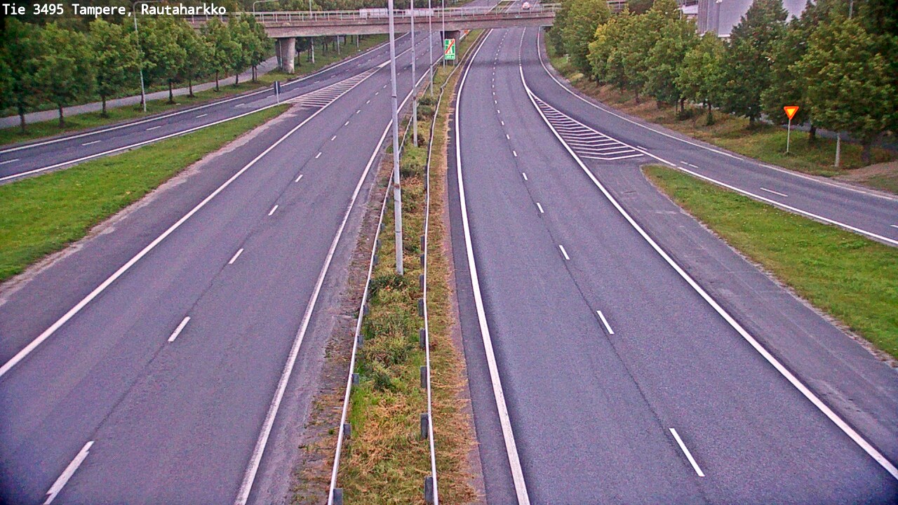 Weather Camera Image Road 3495 Tampere, Rautaharkko, Tampere, Pirkanmaa
