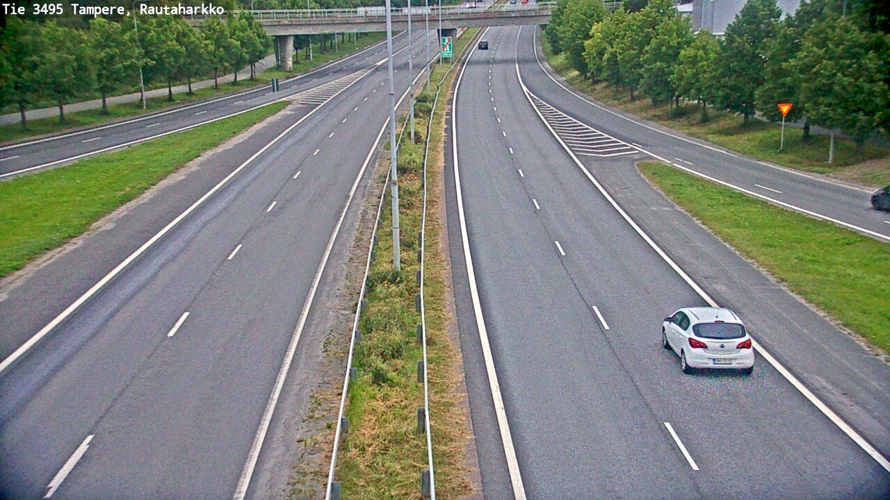 Weather Camera Image Road 3495 Tampere, Rautaharkko, Tampere, Pirkanmaa