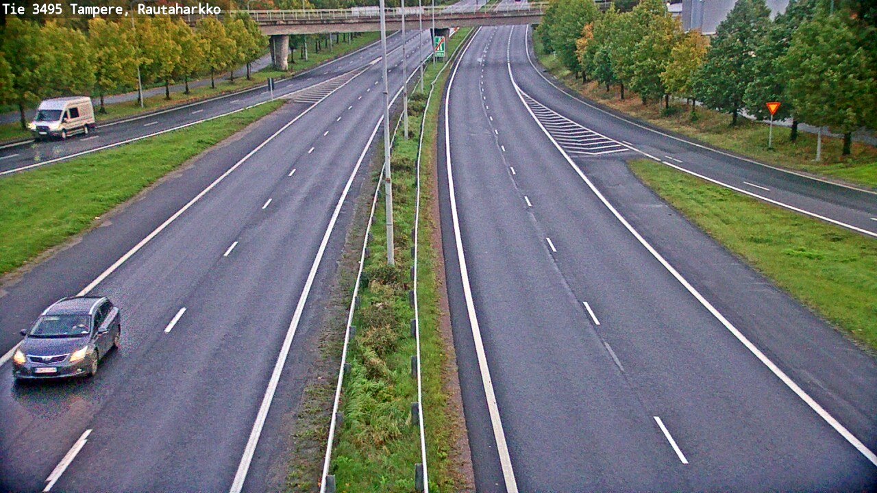 Weather Camera Image Road 3495 Tampere, Rautaharkko, Tampere, Pirkanmaa