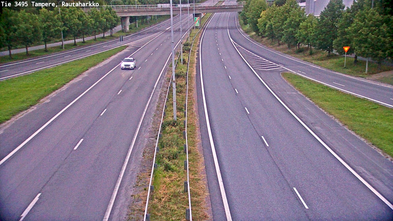 Weather Camera Image Road 3495 Tampere, Rautaharkko, Tampere, Pirkanmaa