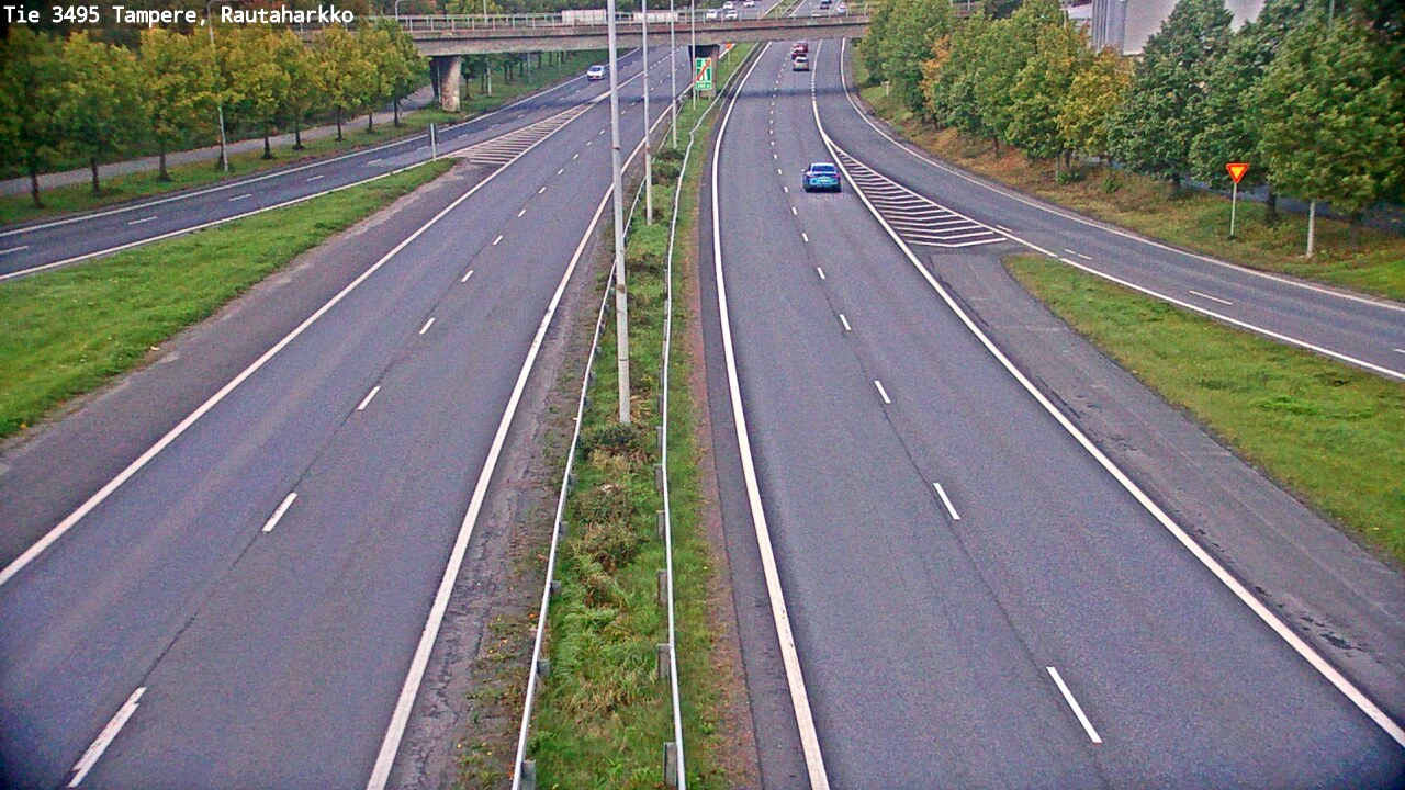 Weather Camera Image Väg 3495 Tammerfors, Rautaharkko, Tampere, Pirkanmaa