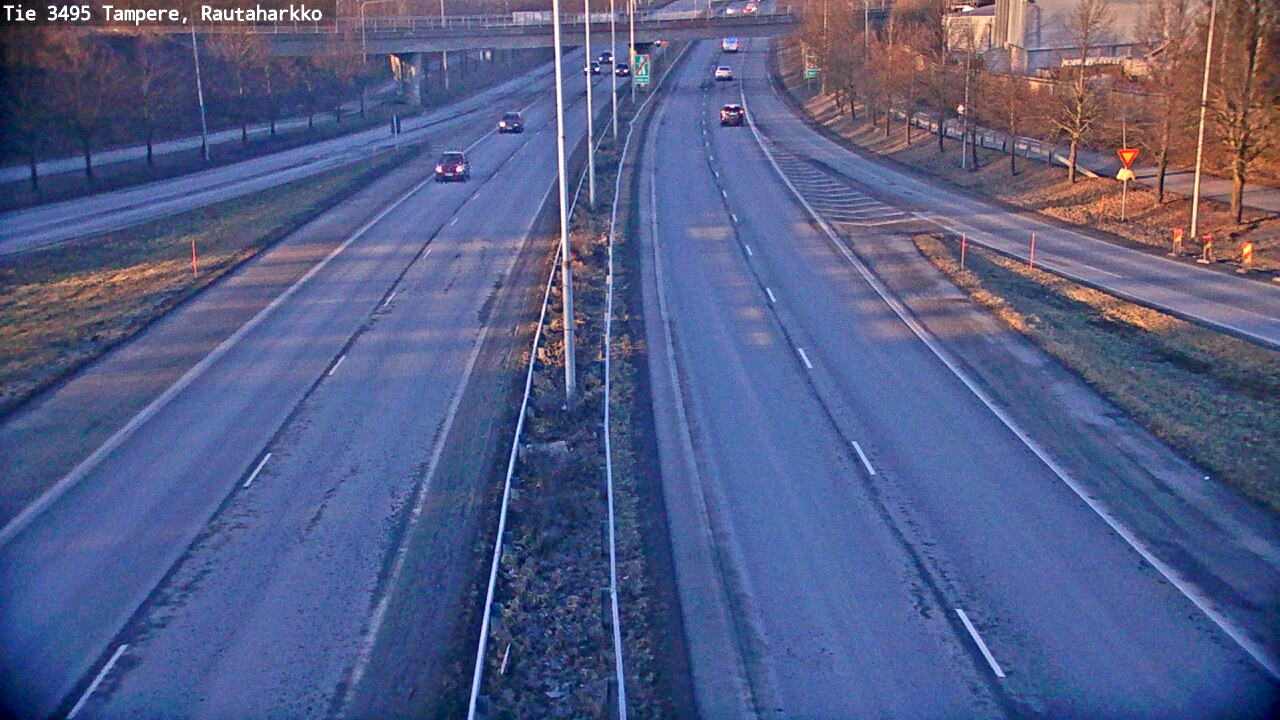Weather Camera Image Road 3495 Tampere, Rautaharkko, Tampere, Pirkanmaa