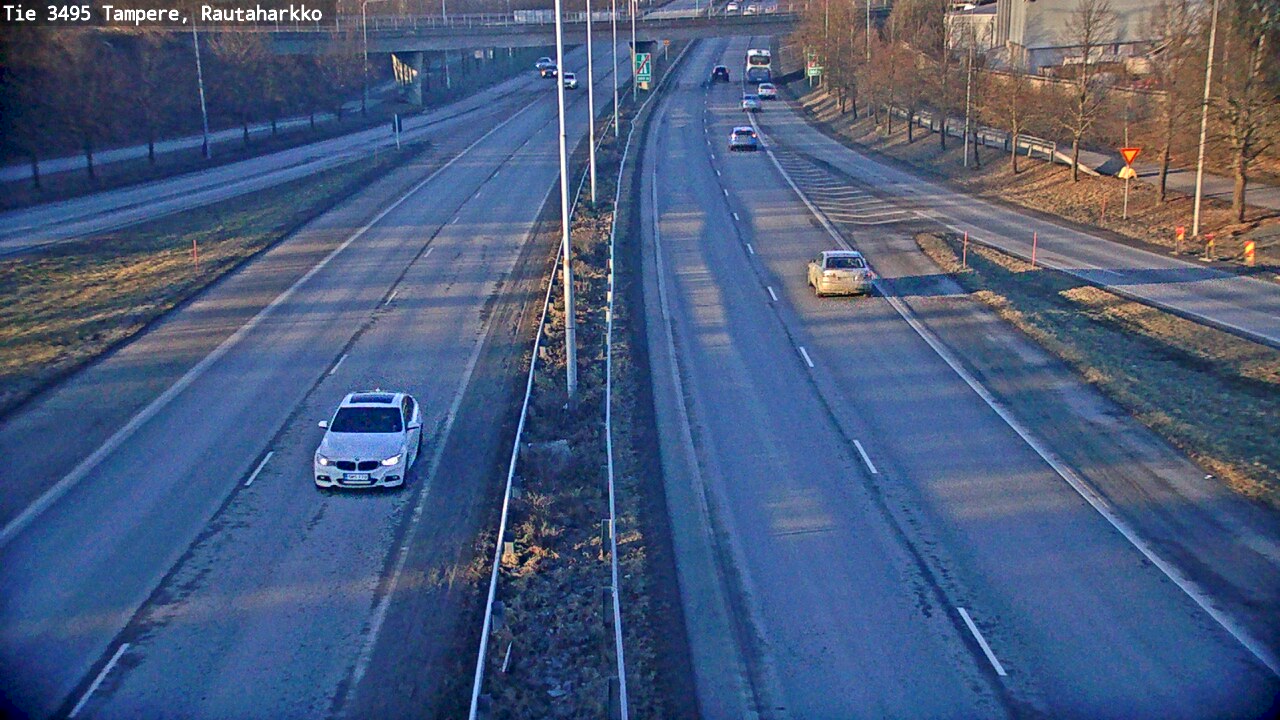 Weather Camera Image Road 3495 Tampere, Rautaharkko, Tampere, Pirkanmaa