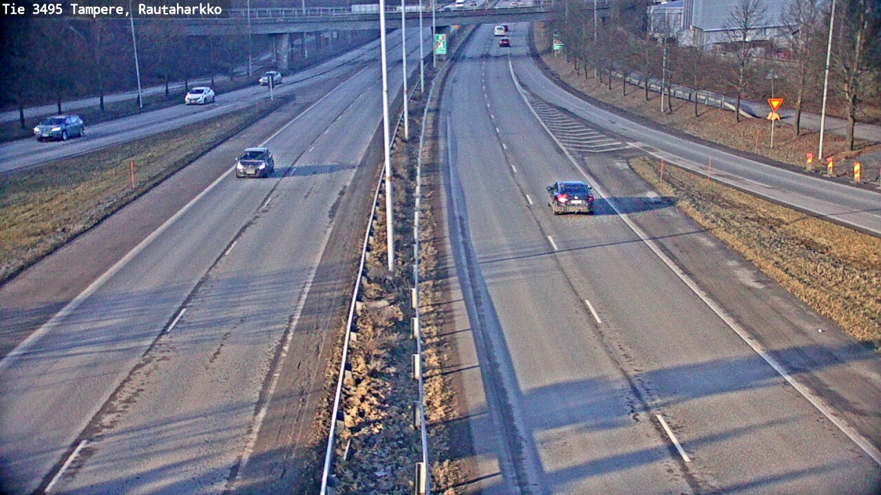 Weather Camera Image Road 3495 Tampere, Rautaharkko, Tampere, Pirkanmaa