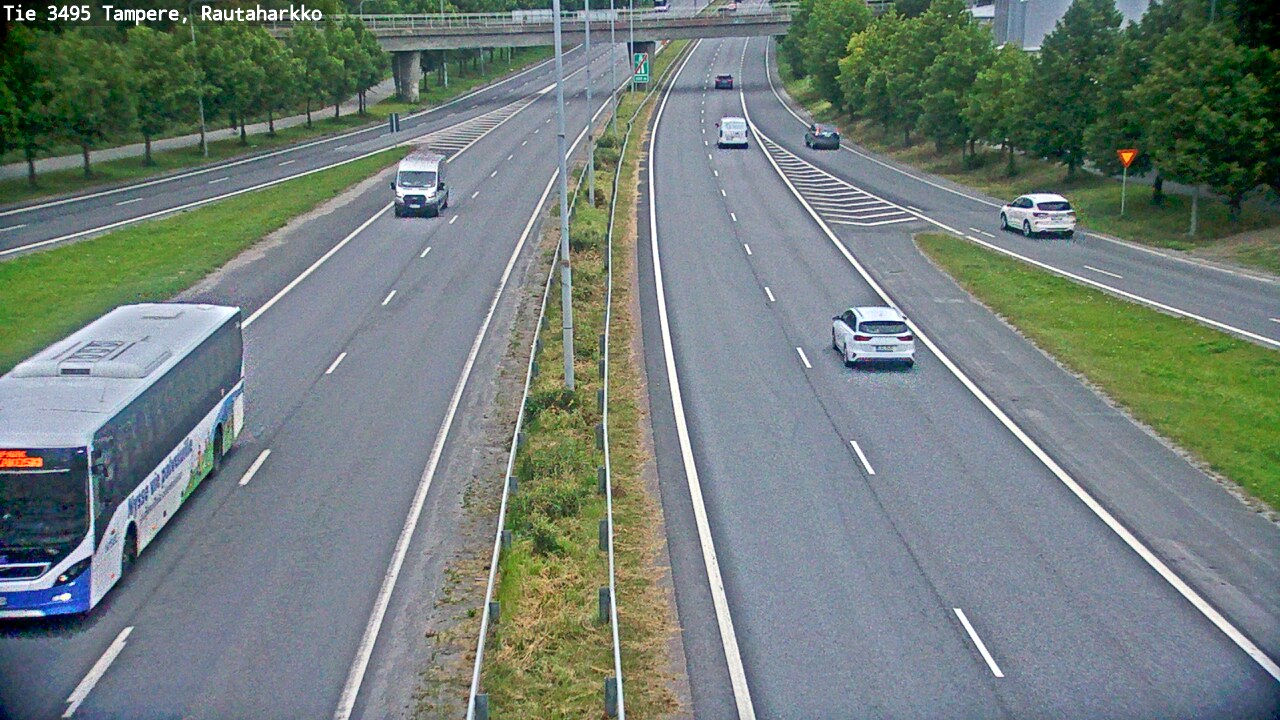 Weather Camera Image Road 3495 Tampere, Rautaharkko, Tampere, Pirkanmaa