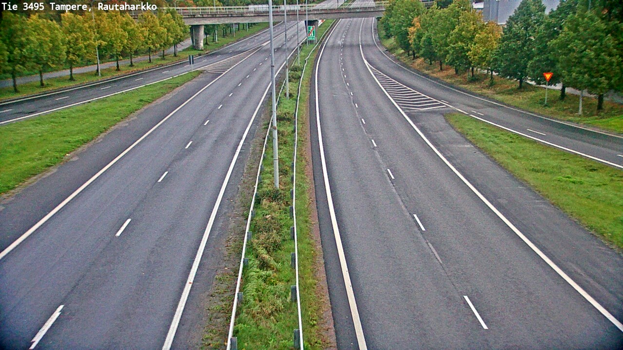 Weather Camera Image Väg 3495 Tammerfors, Rautaharkko, Tampere, Pirkanmaa