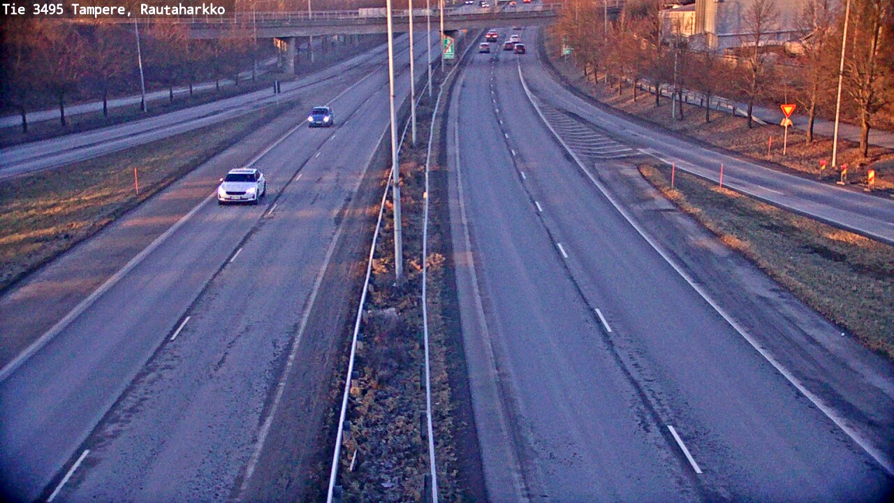 Weather Camera Image Road 3495 Tampere, Rautaharkko, Tampere, Pirkanmaa