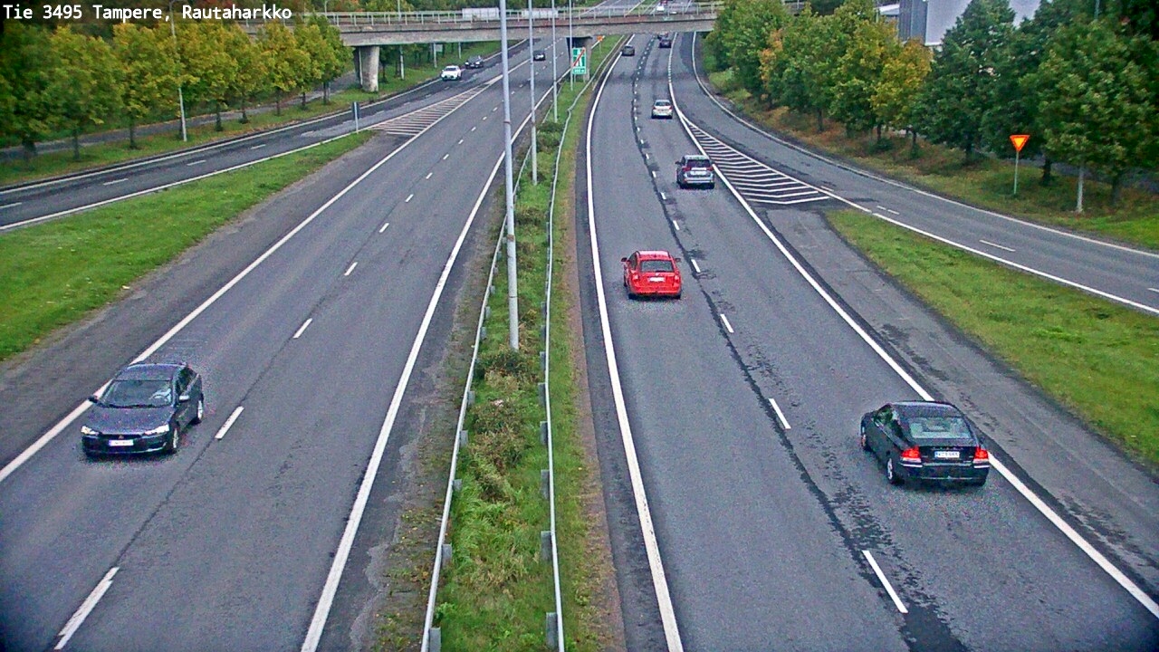 Weather Camera Image Väg 3495 Tammerfors, Rautaharkko, Tampere, Pirkanmaa