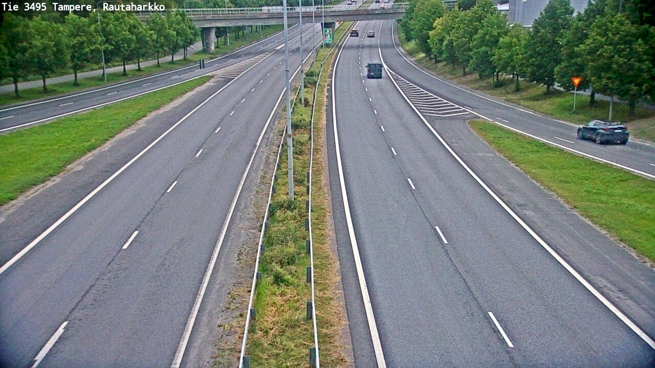Weather Camera Image Road 3495 Tampere, Rautaharkko, Tampere, Pirkanmaa