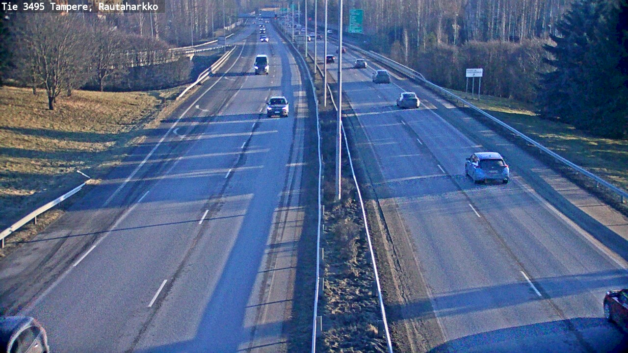 Weather Camera Image Road 3495 Tampere, Rautaharkko, Tampere, Pirkanmaa