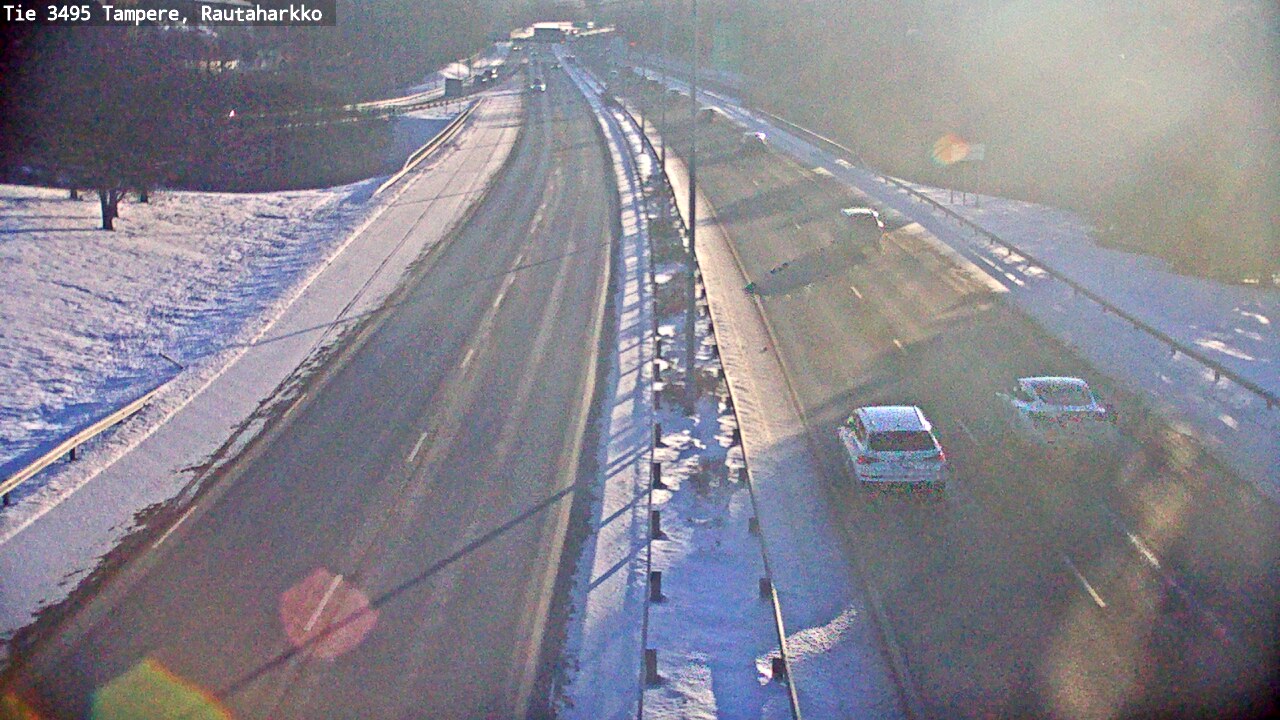Weather Camera Image Väg 3495 Tammerfors, Rautaharkko, Tampere, Pirkanmaa