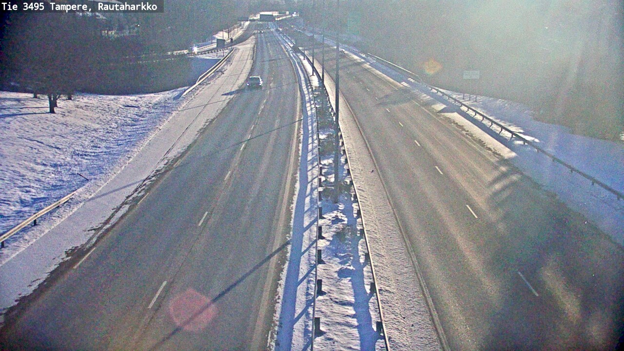 Weather Camera Image Väg 3495 Tammerfors, Rautaharkko, Tampere, Pirkanmaa