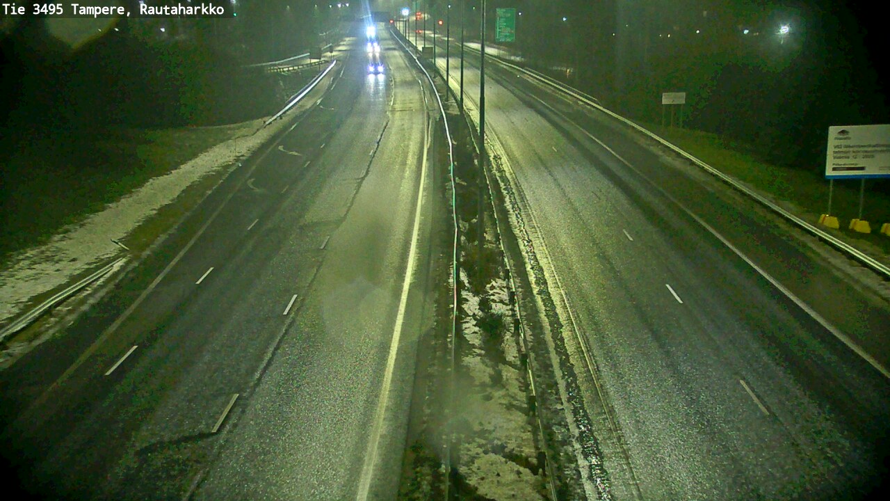 Weather Camera Image Väg 3495 Tammerfors, Rautaharkko, Tampere, Pirkanmaa