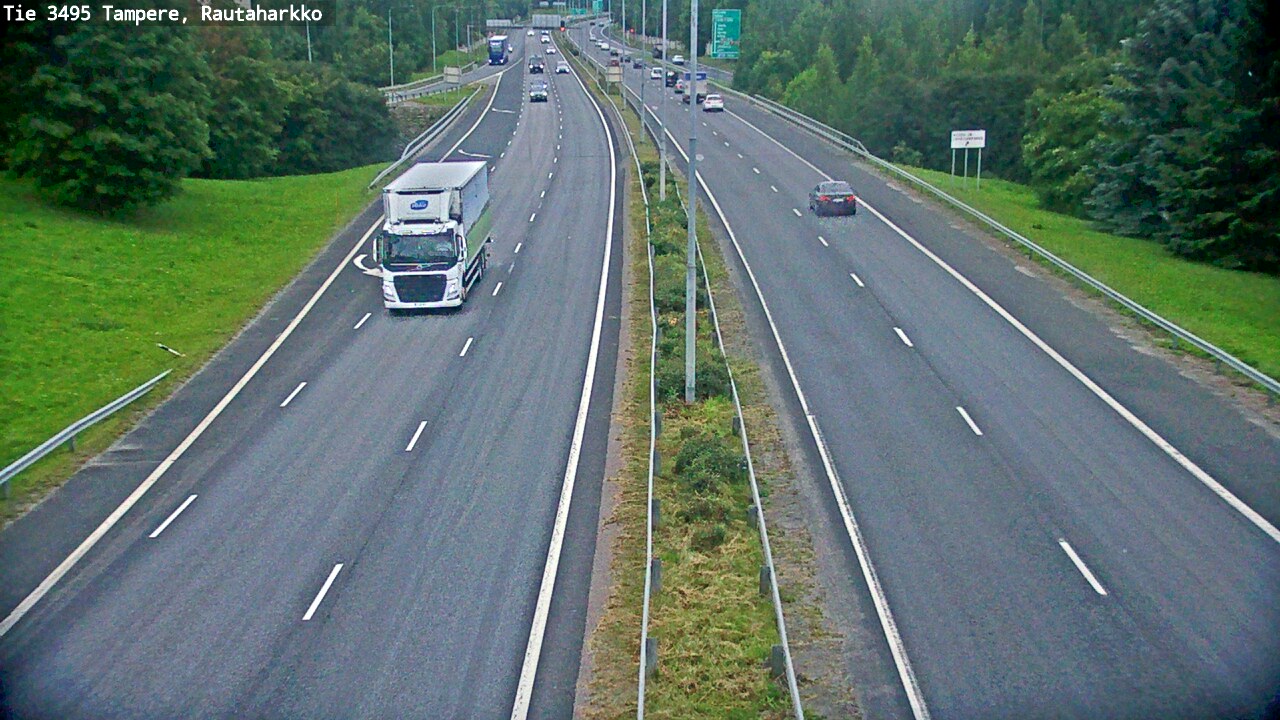 Weather Camera Image Road 3495 Tampere, Rautaharkko, Tampere, Pirkanmaa