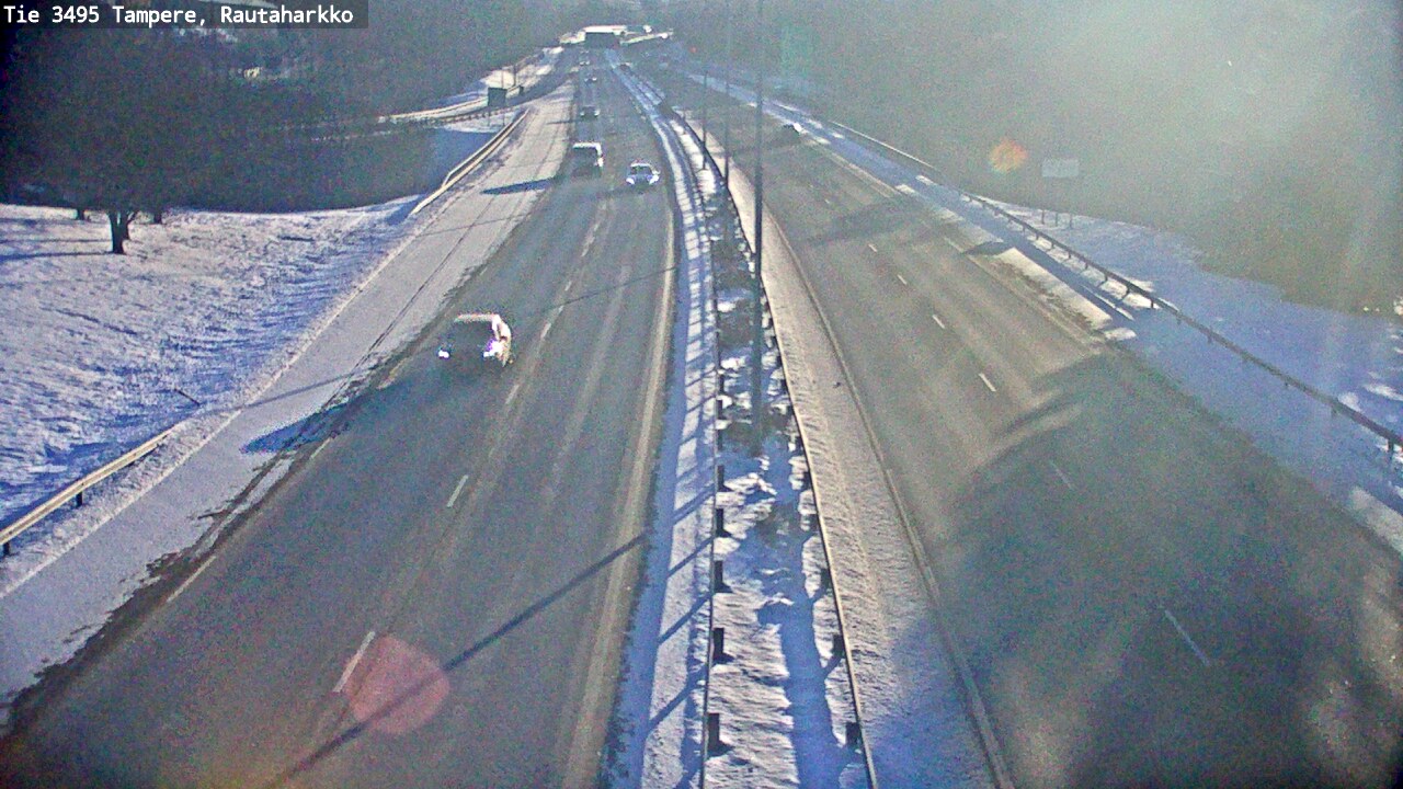 Weather Camera Image Väg 3495 Tammerfors, Rautaharkko, Tampere, Pirkanmaa