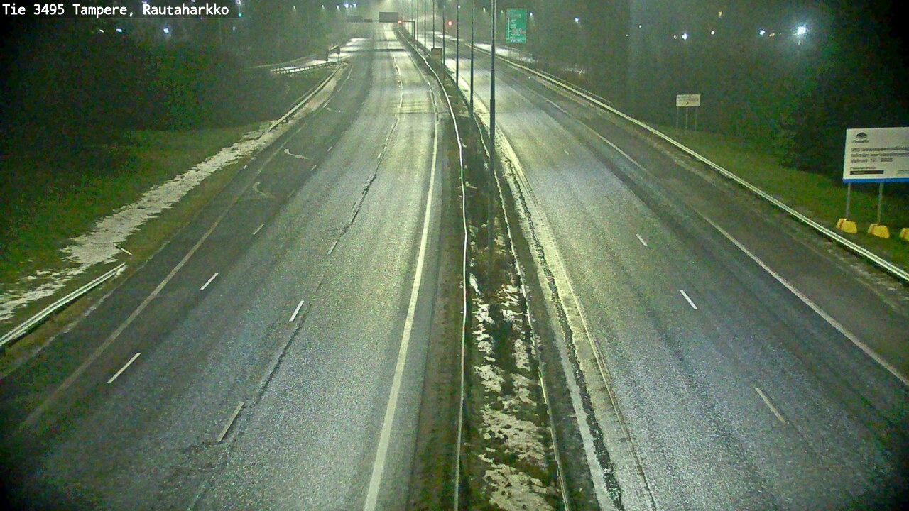 Weather Camera Image Road 3495 Tampere, Rautaharkko, Tampere, Pirkanmaa