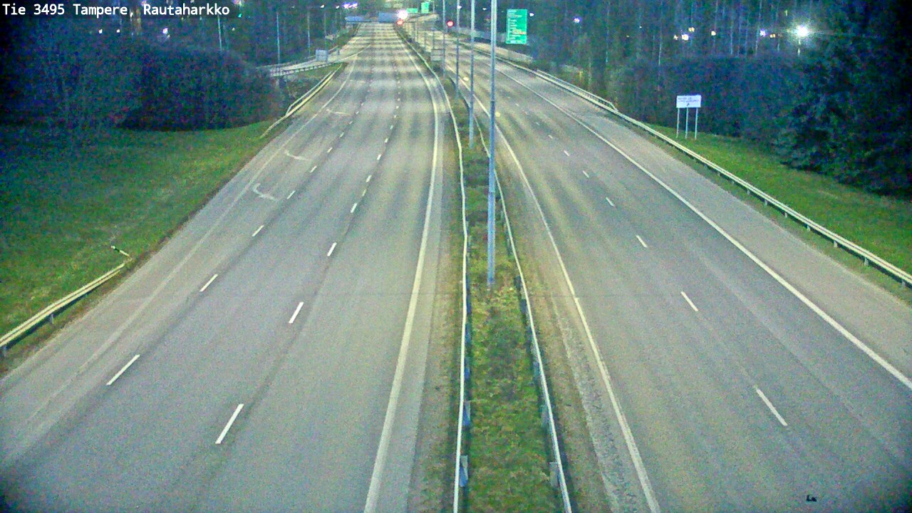 Weather Camera Image Väg 3495 Tammerfors, Rautaharkko, Tampere, Pirkanmaa