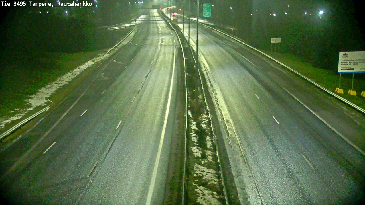 Weather Camera Image Road 3495 Tampere, Rautaharkko, Tampere, Pirkanmaa