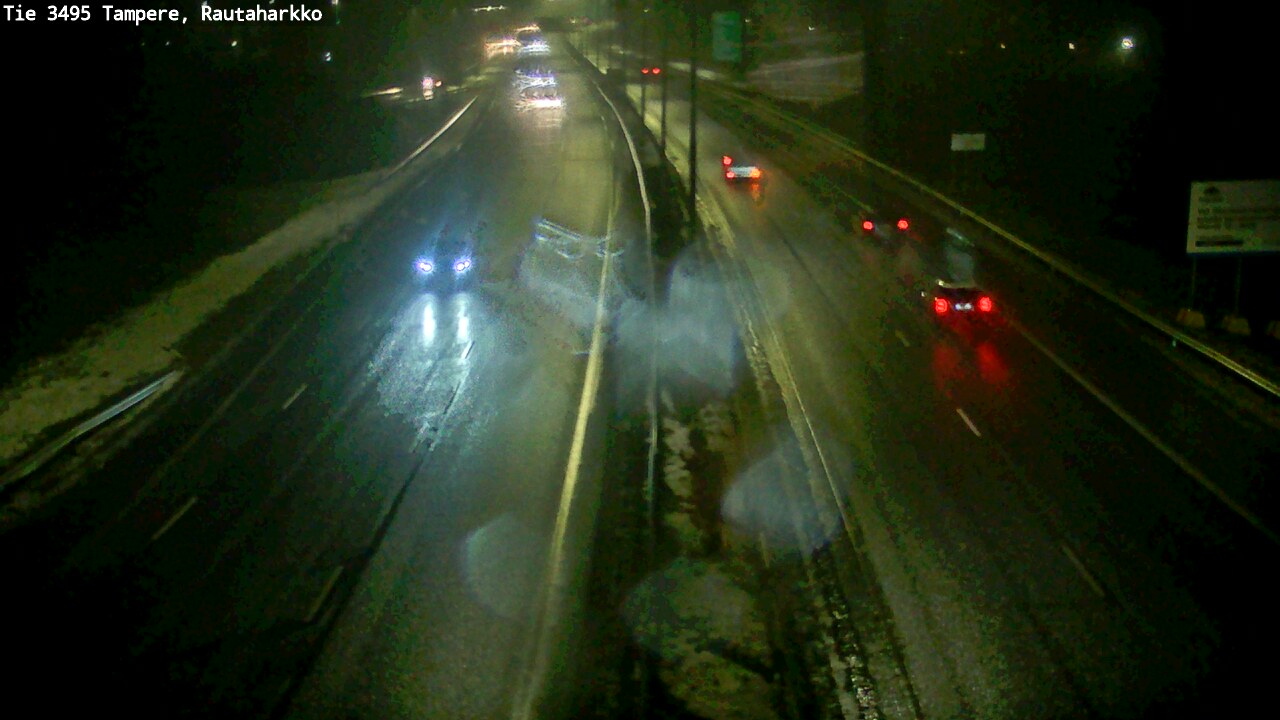 Weather Camera Image Väg 3495 Tammerfors, Rautaharkko, Tampere, Pirkanmaa